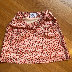 Princess polly silk mini skirt